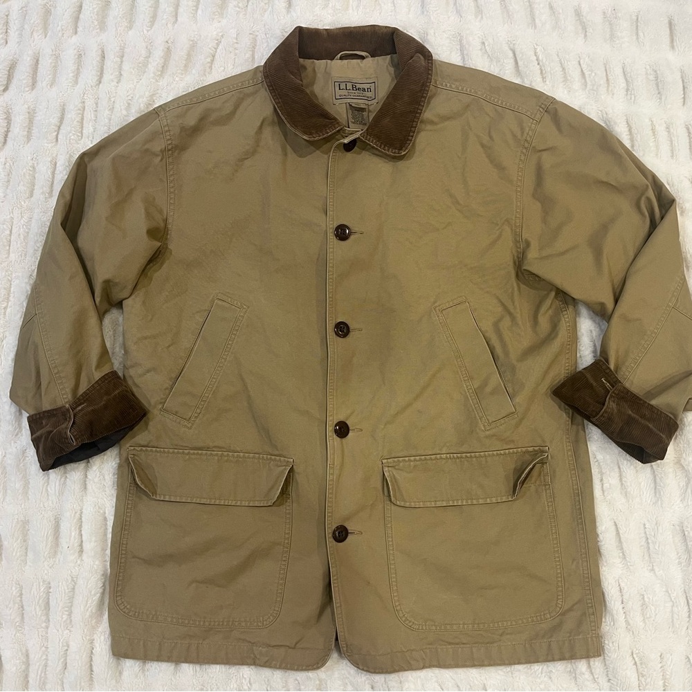 L.L. Bean Tan and Brown Men's Jacket